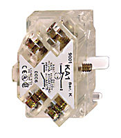 Schneider Electric Contact Block; 1NC; Gold Flashed; Pressure Wire Terminal